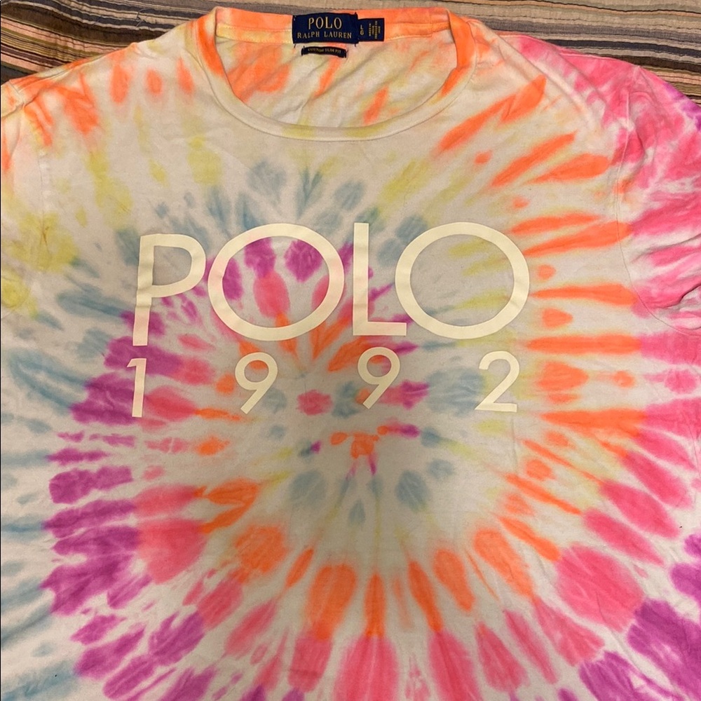 Ralph Lauren Tie-Dye Polo 1992 Kids Shirt